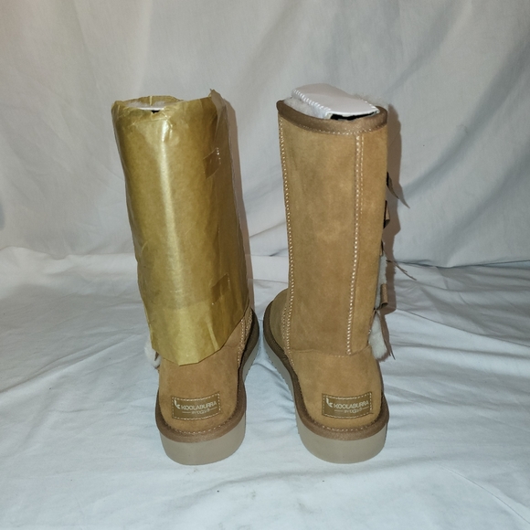 KOOLABURRA BY Ugg/ Victoria Tall 1015875 Women's Size 5 Chestnut Boot Authentic - Picture 5 of 8